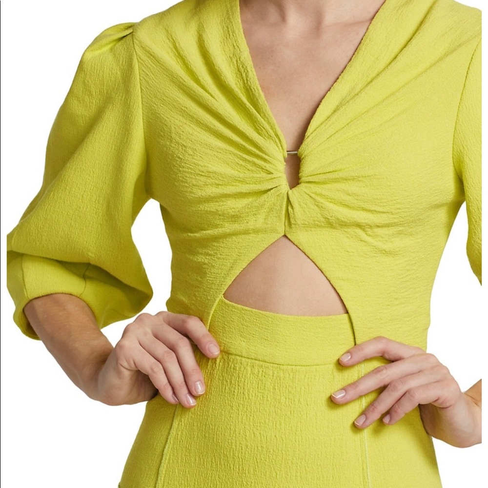 Jonathan Simkhai Kayleigh Ripple Crepe Mini Dress - Picture 5 of 10